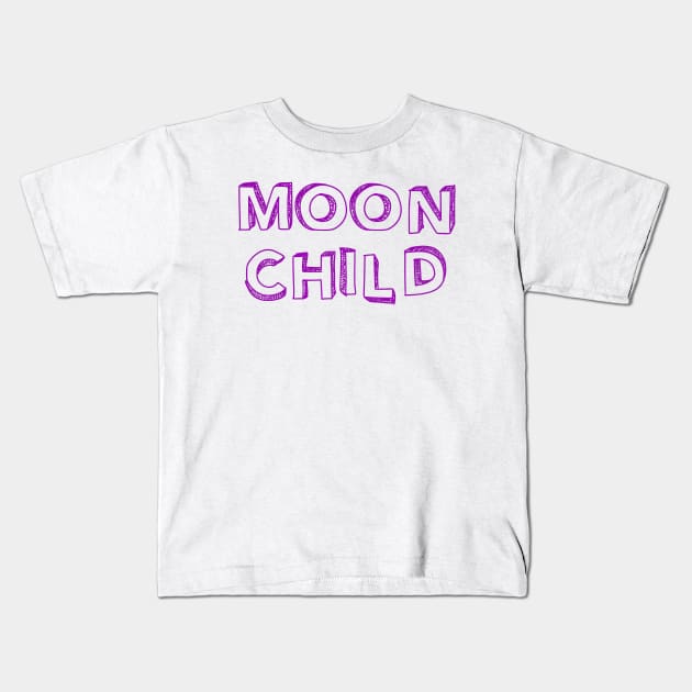 Moon child Kids T-Shirt by thedesignleague